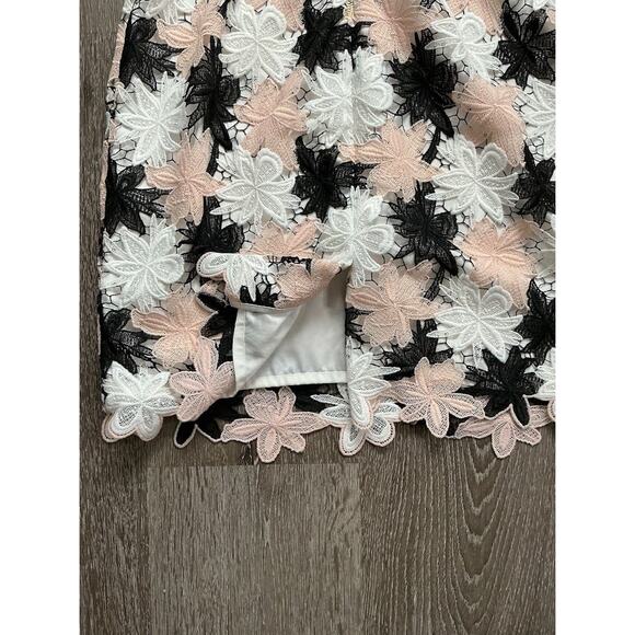 Kate Spade Tiger Lily Lace Floral Sheath Dress Sleeveless Back Zip Size 0 - Picture 3 of 12